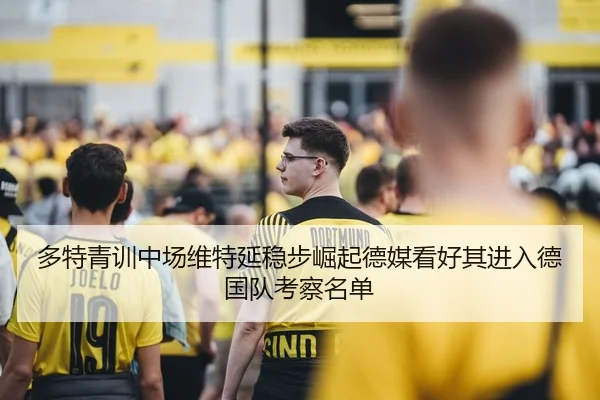 多特青训中场维特延稳步崛起德媒看好其进入德国队考察名单